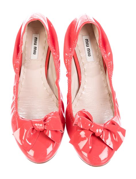 miu miu crystal ballet flats|farfetch ballet flats.